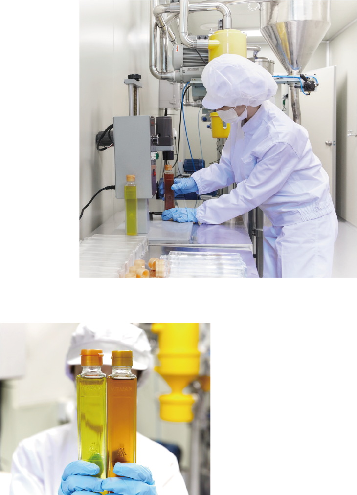 HACCP ハサップ（製品の安全性を確保する衛生管理の国際基準）の認定を受けた工場