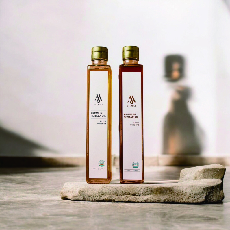 えごま油・ごま油のお洒落なスリムボトル